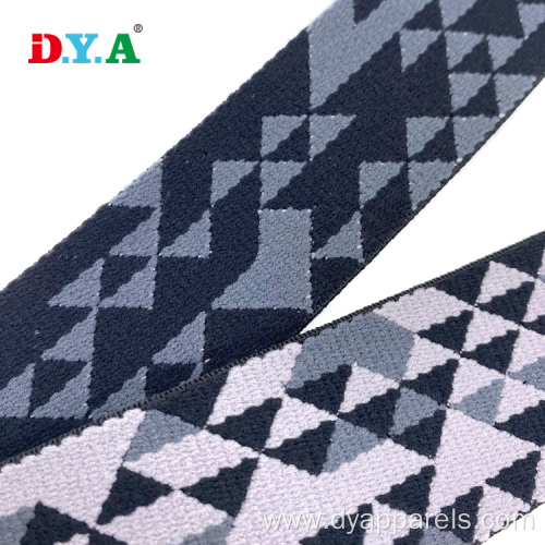 1.5Inch Jacquard Elastic Tape For Underwear Waistband Belt